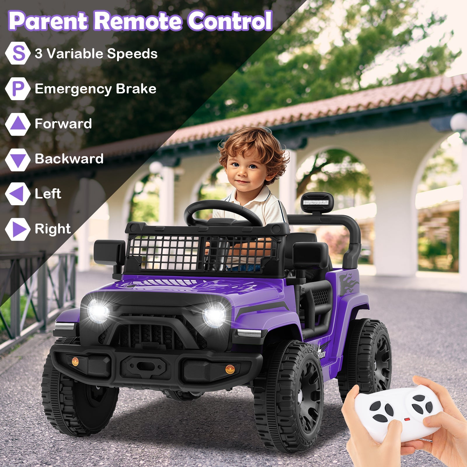 12V Kids Ride on Truck Car Battery Powered Electric Vehicle