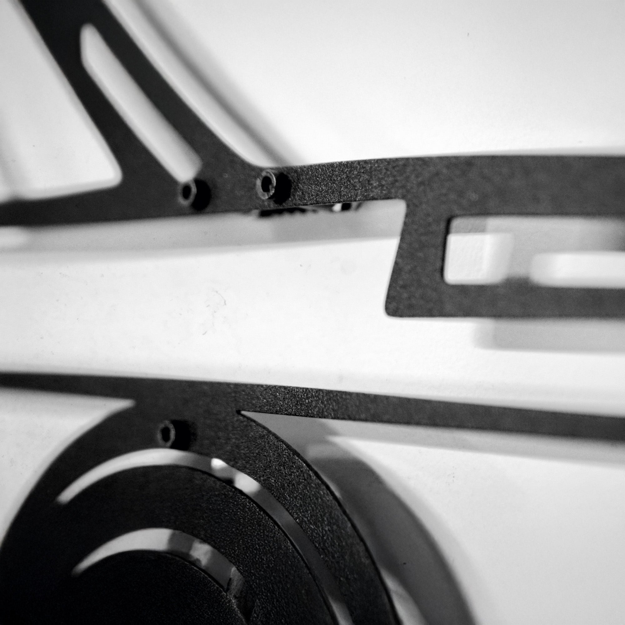 Chevrolet Impala Wall Art – Classic Steel Silhouette with Spinning Wheels-KAFMEKA019