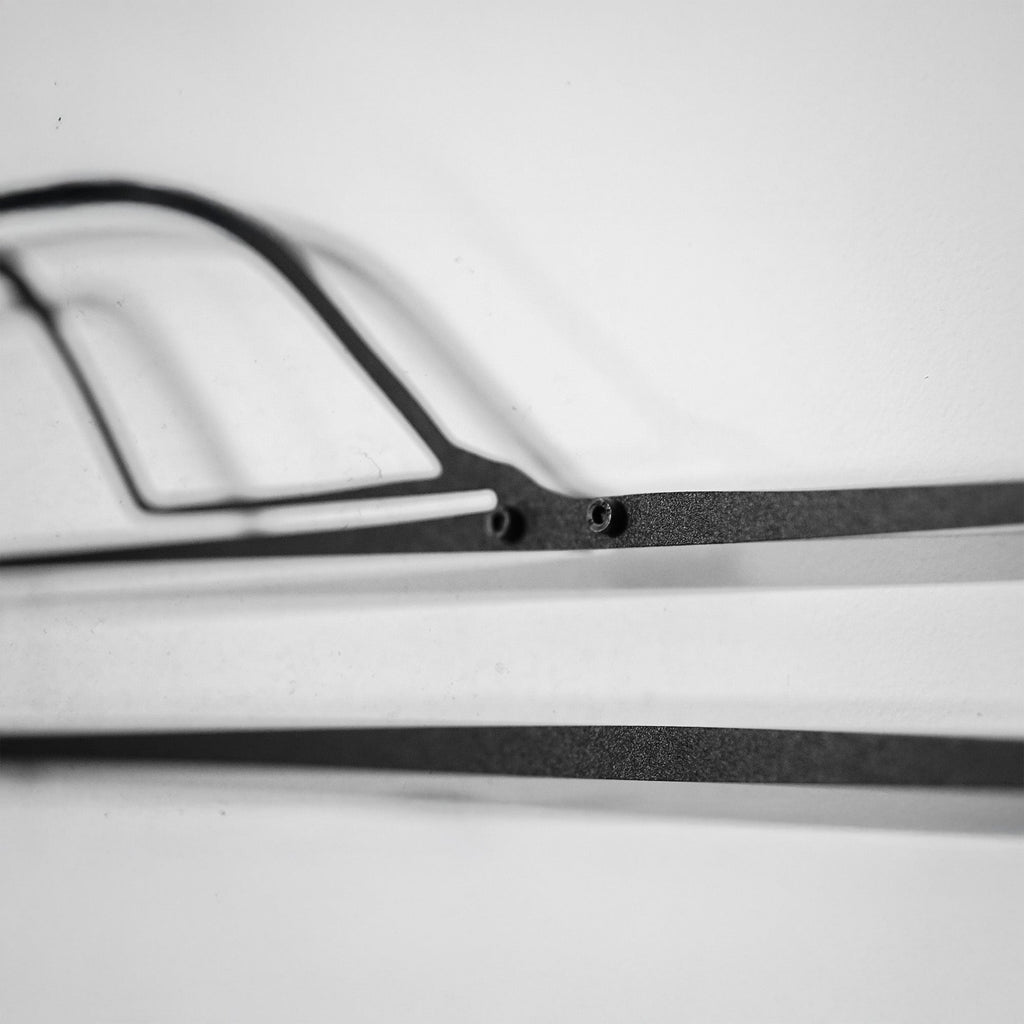 1964 Chevrolet Impala Wall Art – Classic Steel Silhouette with Spinning Wheels-KAFMEKA022