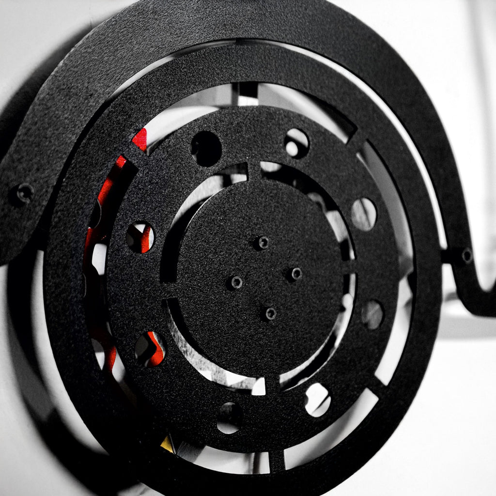 1949 Ford Pickup Wall Art – Classic Truck Steel Silhouette with Spinning Wheels-KAFMEKA041