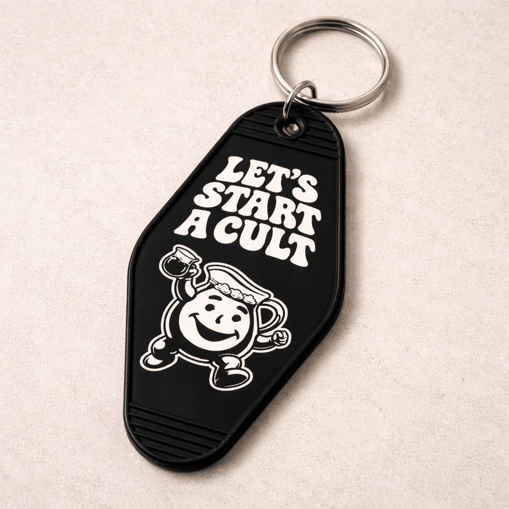 Let's Start a Cult Room Keychain